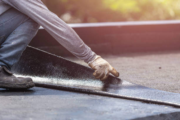 Professional Waterproofing technician working in Oregon, WI